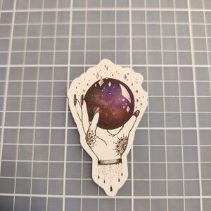 10/$10 Sticker Celestial Moon Fortune Teller Crystal Ball